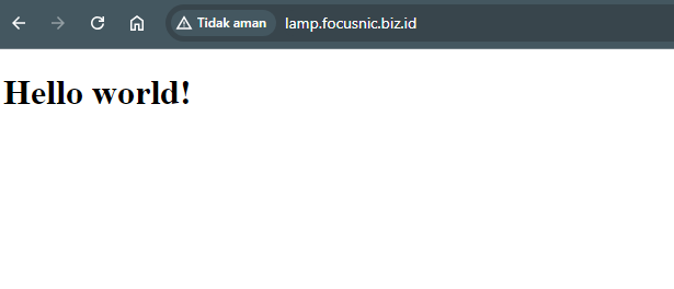 Focusnic - Cara Install LAMP Stack di Cloud VPS Server AlmaLinux 8