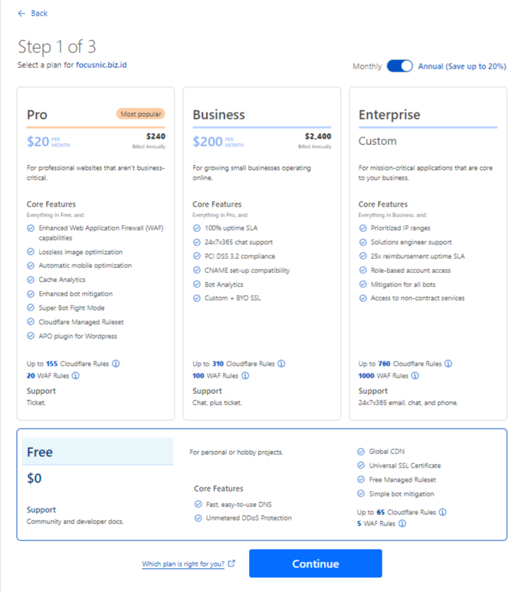 Focusnic - Cara Membuat Akun CloudFlare