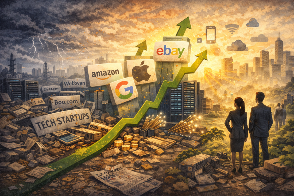 Focusnic - Dampak Global Pecahnya Gelembung Dotcom (2000–2002)