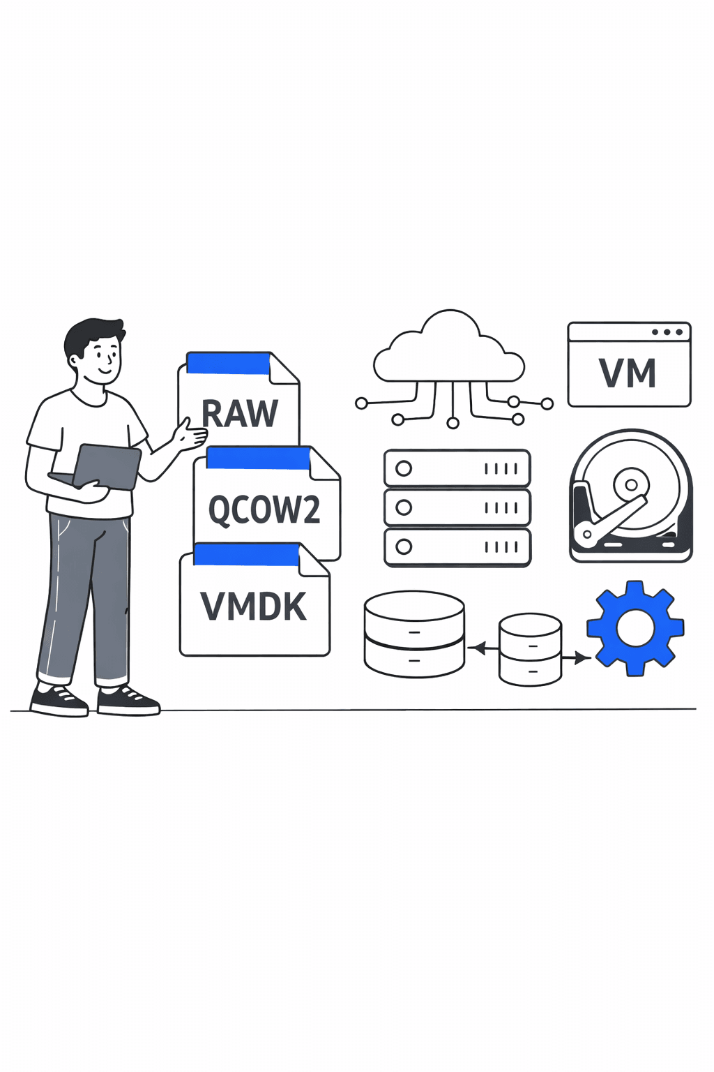 Focusnic - Format Virtual Disk RAW, QCOW2, VMDK: Perbandingan & Panduan Lengkap